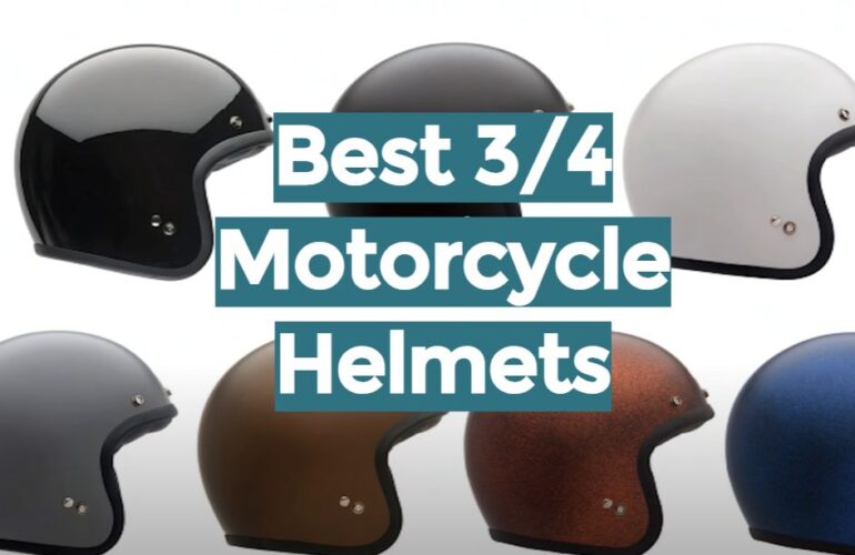 Top 5 Best 3/4 Motorcycle Helmets [2021 Review] - HelmetsGuide