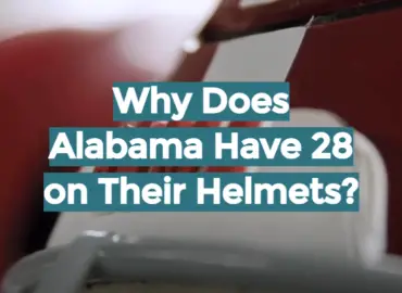 Why Does Alabama Have 28 on Their Helmets?