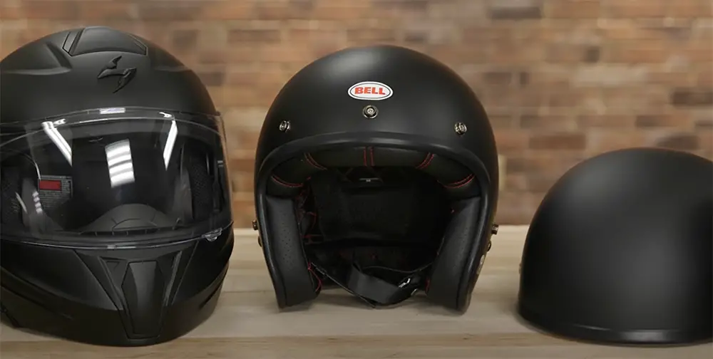What Are The 3 Different Motorcycle Helmet Types?